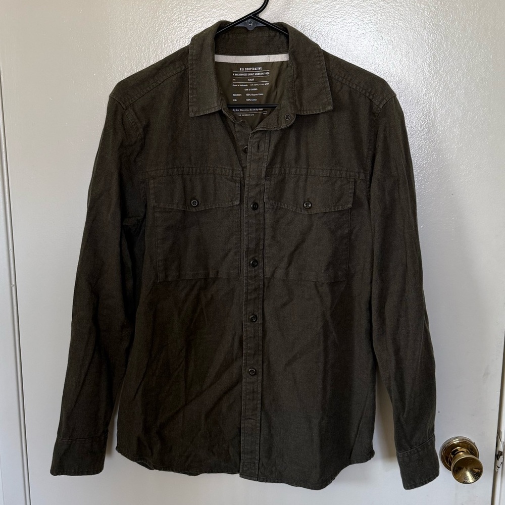 Cooperative Green Lightweight Shirt Jacket